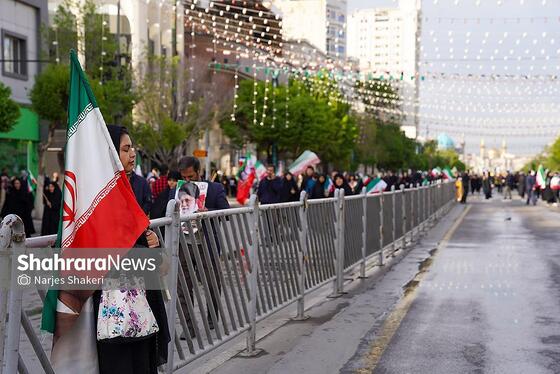 گزارش تصویری | مراسم چهلمین روز شهادت رهبر شهید انقلاب اسلامی در مشهد ۲