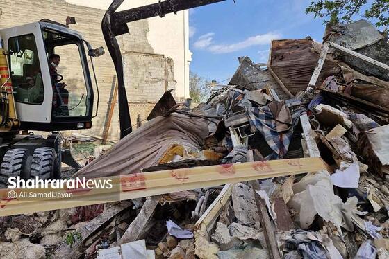 ریزش مرگبار ساختمان در مشهد | بیش از ۲۴ ساعت عملیات تجسس برای نجات محبوس شدگان زیر آوار + عکس و فیلم