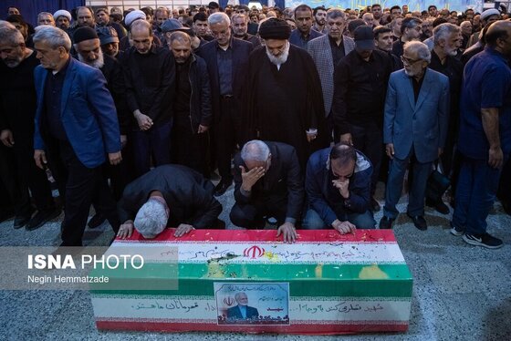 گزارش تصویری | مراسم خاکسپاری پیکر شهید کمال خرازی