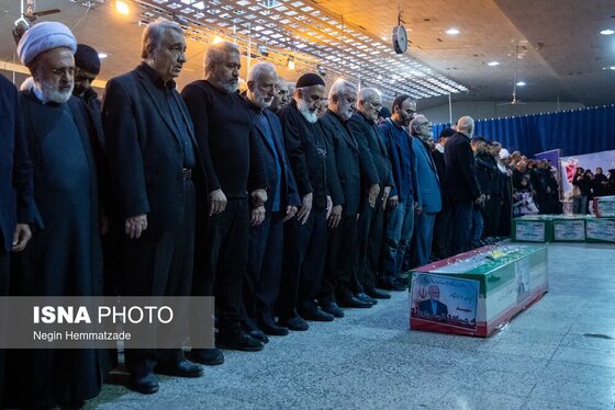 گزارش تصویری | مراسم خاکسپاری پیکر شهید کمال خرازی