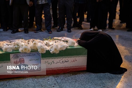 گزارش تصویری | مراسم خاکسپاری پیکر شهید کمال خرازی