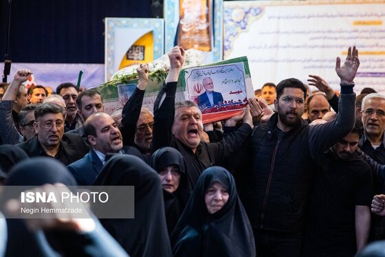 گزارش تصویری | مراسم خاکسپاری پیکر شهید کمال خرازی