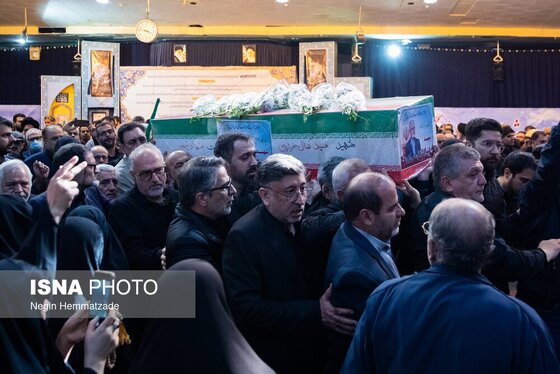 گزارش تصویری | مراسم خاکسپاری پیکر شهید کمال خرازی