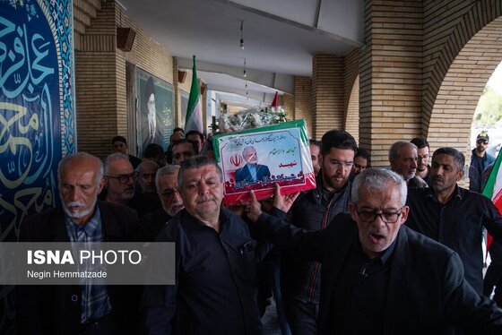 گزارش تصویری | مراسم خاکسپاری پیکر شهید کمال خرازی