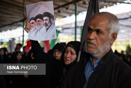 گزارش تصویری | مراسم خاکسپاری پیکر شهید کمال خرازی