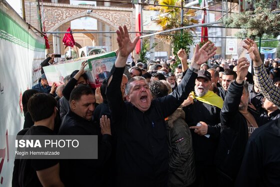 گزارش تصویری | مراسم خاکسپاری پیکر شهید کمال خرازی