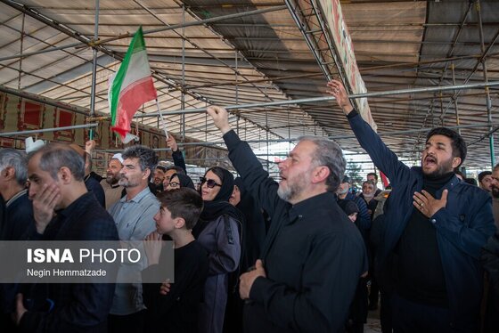 گزارش تصویری | مراسم خاکسپاری پیکر شهید کمال خرازی