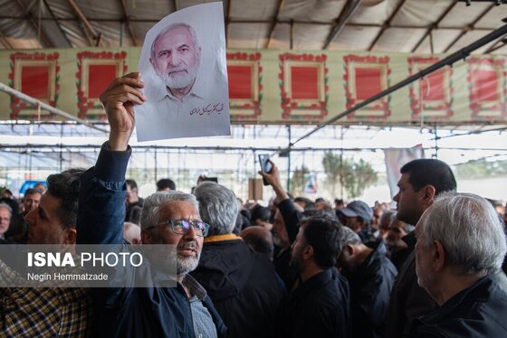گزارش تصویری | مراسم خاکسپاری پیکر شهید کمال خرازی