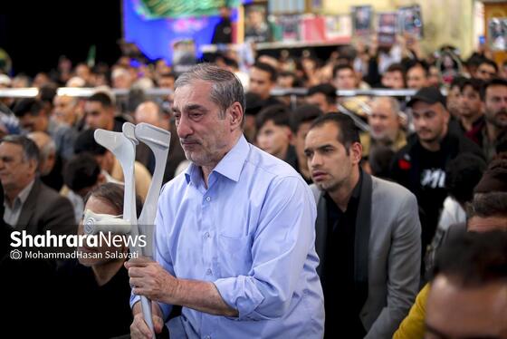 گزارش تصویری |  وداع با پیکر مطهر ۵ شهید خراسانی حمله آمریکایی-صهیونی در حرم مطهر رضوی