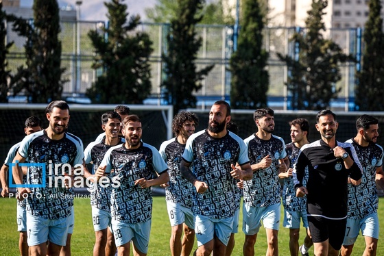 گزارش تصویری | تمرین تیم فوتبال استقلال