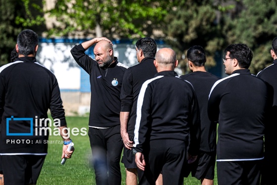 گزارش تصویری | تمرین تیم فوتبال استقلال