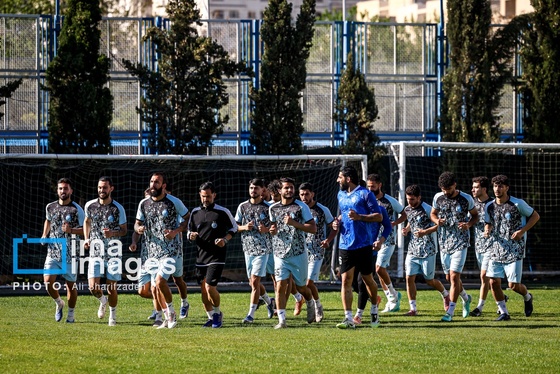 گزارش تصویری | تمرین تیم فوتبال استقلال
