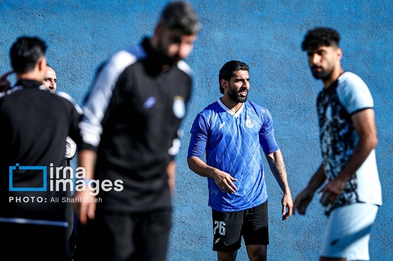 گزارش تصویری | تمرین تیم فوتبال استقلال