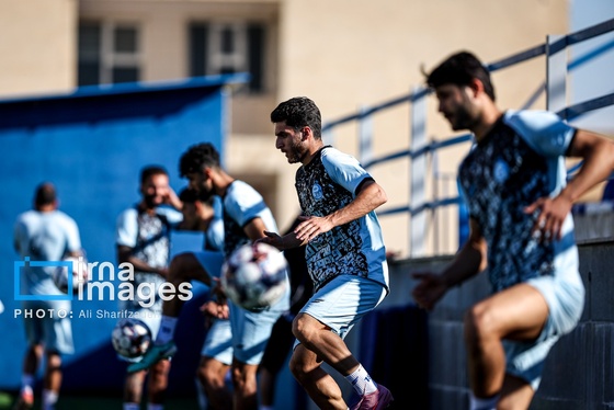 گزارش تصویری | تمرین تیم فوتبال استقلال
