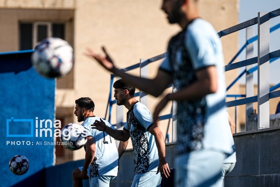 گزارش تصویری | تمرین تیم فوتبال استقلال