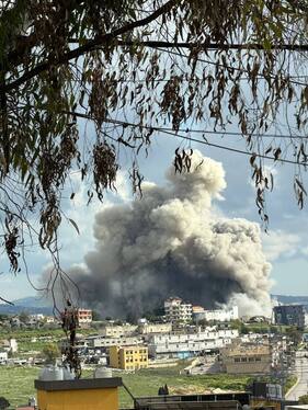 حملات سنگین اسرائیل به نبطیه لبنان | افزایش آمار شهدای لبنانی به ۲۰۵۵ نفر + عکس (۲۳ فروردین ۱۴۰۵)