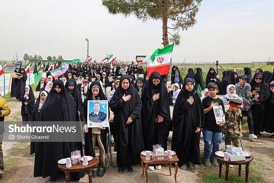 گزارش تصویری | طرح کاشت نهال به یاد دانش آموزان شهید مدرسه میناب