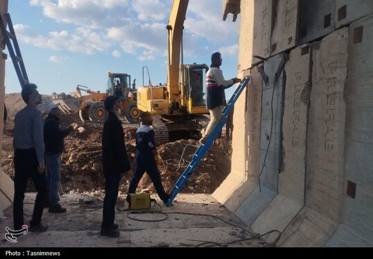 مرمت هر ۶ نقطه ریلی حملات آمریکایی-صهیونی + تصاویر