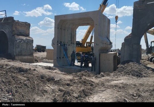 مرمت هر ۶ نقطه ریلی حملات آمریکایی-صهیونی + تصاویر