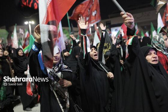 گزارش تصویری | چهل و سومین شب از حماسه سرایی مردم مشهد در خیابان های شهر