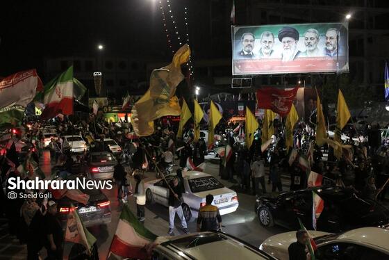 گزارش تصویری | چهل و سومین شب از حماسه سرایی مردم مشهد در خیابان های شهر