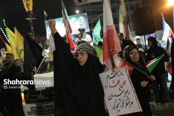 گزارش تصویری | چهل و سومین شب از حماسه سرایی مردم مشهد در خیابان های شهر