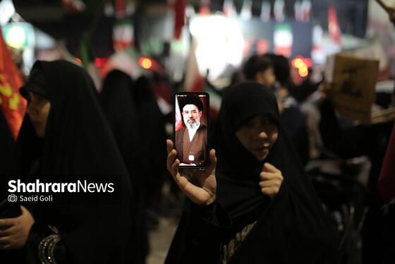 گزارش تصویری | چهل و سومین شب از حماسه سرایی مردم مشهد در خیابان های شهر