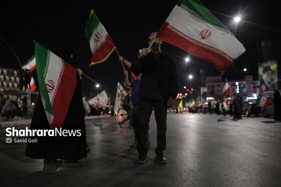 گزارش تصویری | چهل و سومین شب از حماسه سرایی مردم مشهد در خیابان های شهر