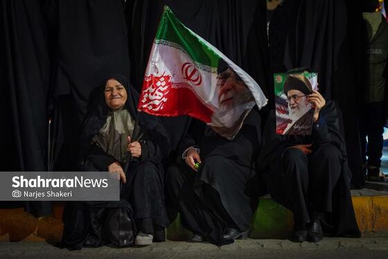 گزارش تصویری | چهل‌وپنجمین موج حضور حماسی مردم مشهد