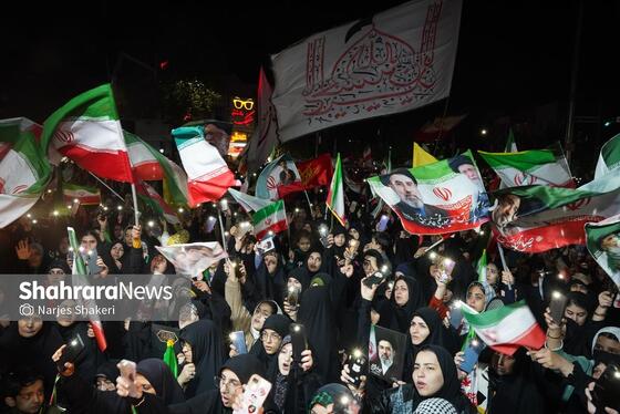 گزارش تصویری | چهل‌وپنجمین موج حضور حماسی مردم مشهد