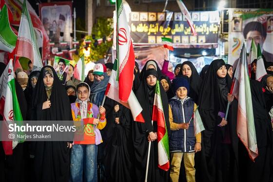 گزارش تصویری | چهل‌وپنجمین موج حضور حماسی مردم مشهد