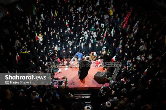 گزارش تصویری | چهل‌وپنجمین موج حضور حماسی مردم مشهد