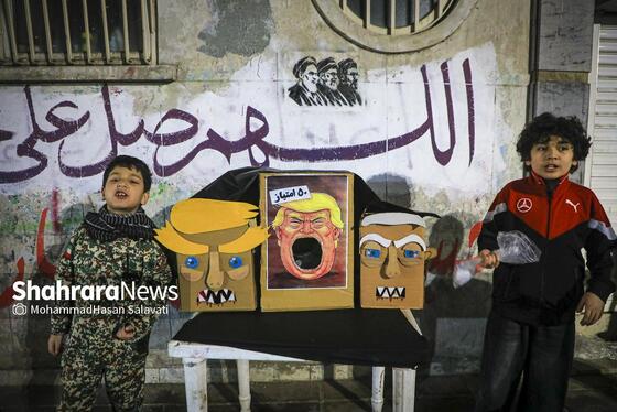 گزارش تصویری | موج چهل و ششم حضور حماسی مردم مشهد زیر باران رحمت الهی