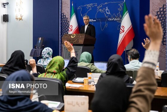 گزارش تصویری | نشست خبری سخنگوی وزارت خارجه (۲۶ فروردین ۱۴۰۵)