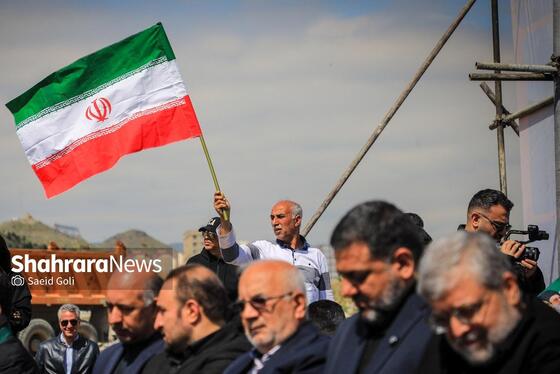 گزارش تصویری |بهره‌برداری از اتصال بزرگراه شهید سلیمانی به بلوار نماز، ۸۱ دستگاه ون و احداث مسیل اقبال