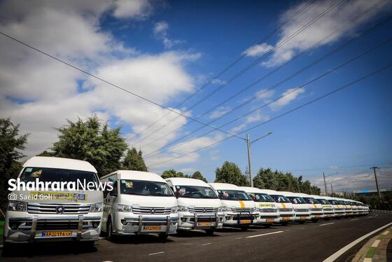 گزارش تصویری |بهره‌برداری از اتصال بزرگراه شهید سلیمانی به بلوار نماز، ۸۱ دستگاه ون و احداث مسیل اقبال