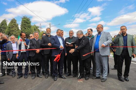 گزارش تصویری |بهره‌برداری از اتصال بزرگراه شهید سلیمانی به بلوار نماز، ۸۱ دستگاه ون و احداث مسیل اقبال