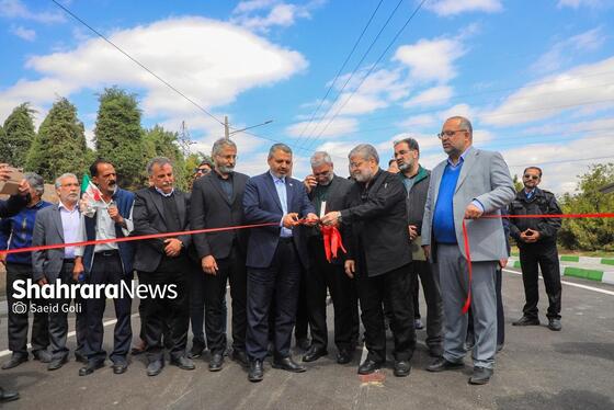 گزارش تصویری |بهره‌برداری از اتصال بزرگراه شهید سلیمانی به بلوار نماز، ۸۱ دستگاه ون و احداث مسیل اقبال