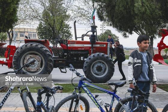 گزارش تصویری | رژه خودرویی کشاورزان منطقه توس مشهد در حمایت از نیرو‌های مسلح