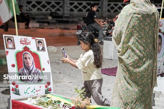 گزارش تصویری | گلزار شهدای میناب در آخرین جمعه ماه فروردین
