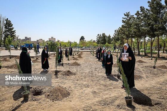 گزارش تصویری | «گلستان میناب» در بوستان جهان شهر