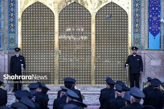 گزارش تصویری | آیین بدرقه کاروان‌های زیر سایه خورشیددر حرم مطهر رضوی