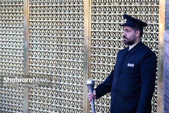 گزارش تصویری | آیین بدرقه کاروان‌های زیر سایه خورشیددر حرم مطهر رضوی