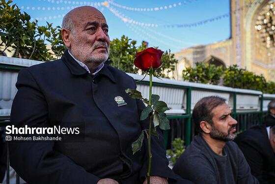 گزارش تصویری | آیین بدرقه کاروان‌های زیر سایه خورشیددر حرم مطهر رضوی