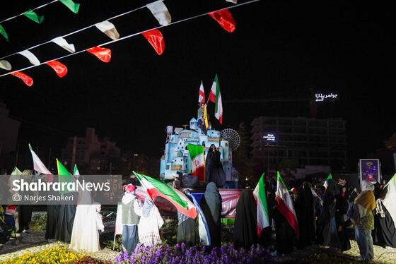 گزارش تصویری | چهل‌ونهمین شب حضور مردم مشهد در خیابان‌ها