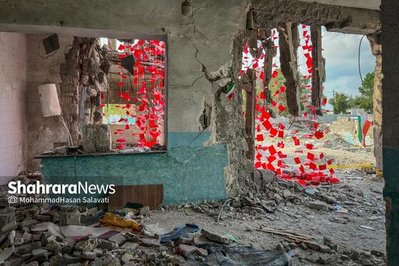 گزارش تصویری | مدرسه شجره طیبه میناب ، قتلگاه ۱۵۵ کودک شهید