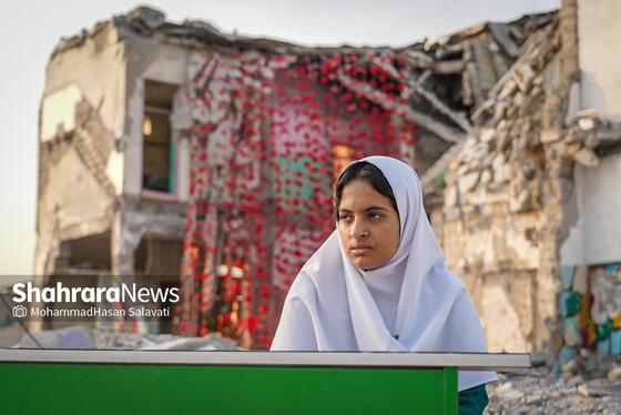 گزارش تصویری | مدرسه شجره طیبه میناب ، قتلگاه ۱۵۵ کودک شهید