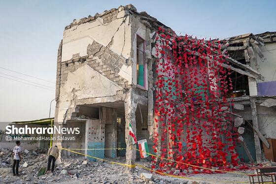 گزارش تصویری | مدرسه شجره طیبه میناب ، قتلگاه ۱۵۵ کودک شهید