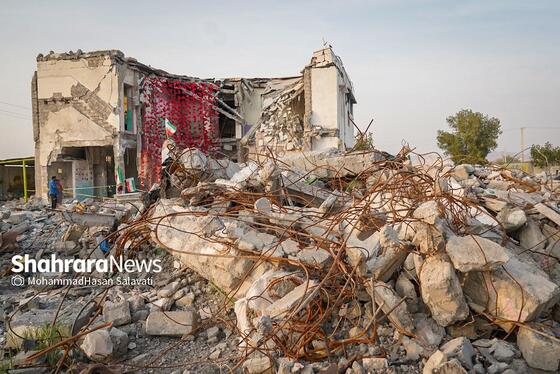 گزارش تصویری | مدرسه شجره طیبه میناب ، قتلگاه ۱۵۵ کودک شهید