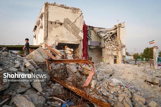 گزارش تصویری | مدرسه شجره طیبه میناب ، قتلگاه ۱۵۵ کودک شهید